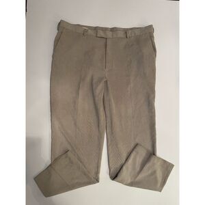 Perry Ellis Brown Corduroy Flat Front Pants‎ 38x32
